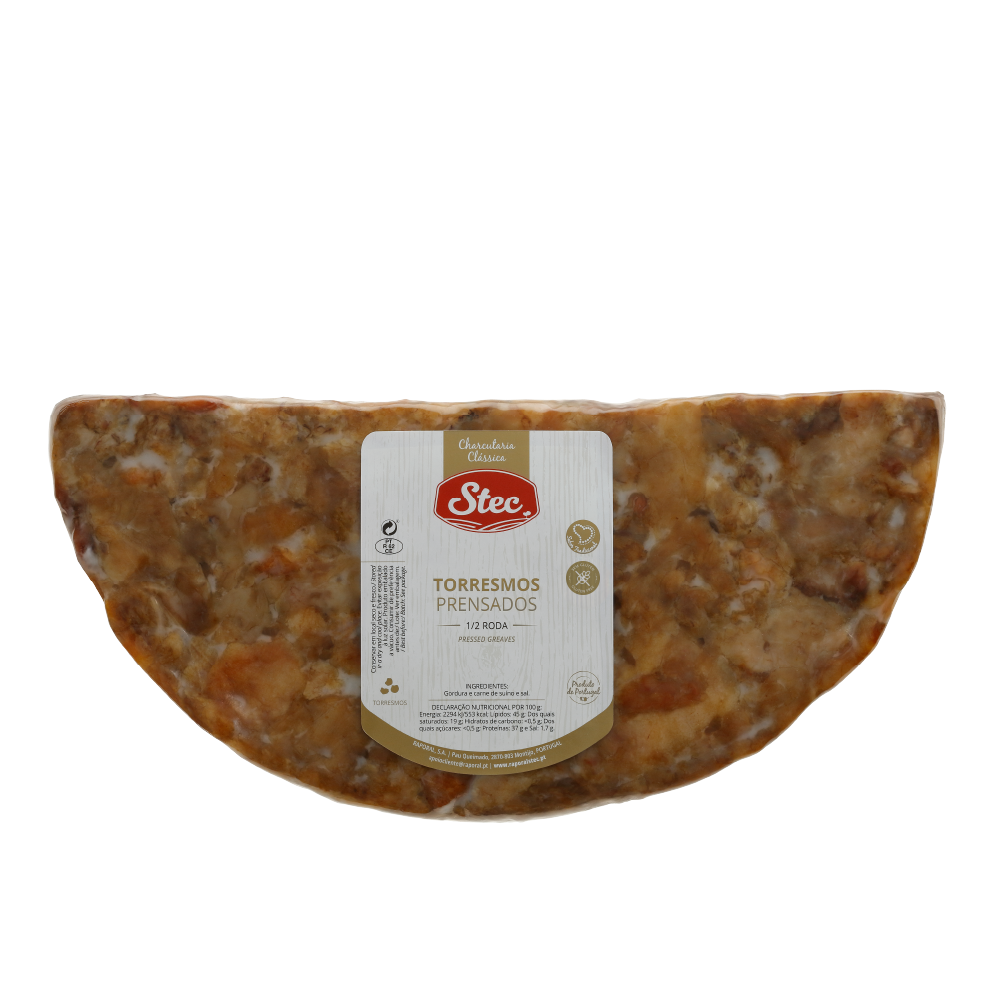 Charcutaria classica torresmos prensados 1 2 roda
