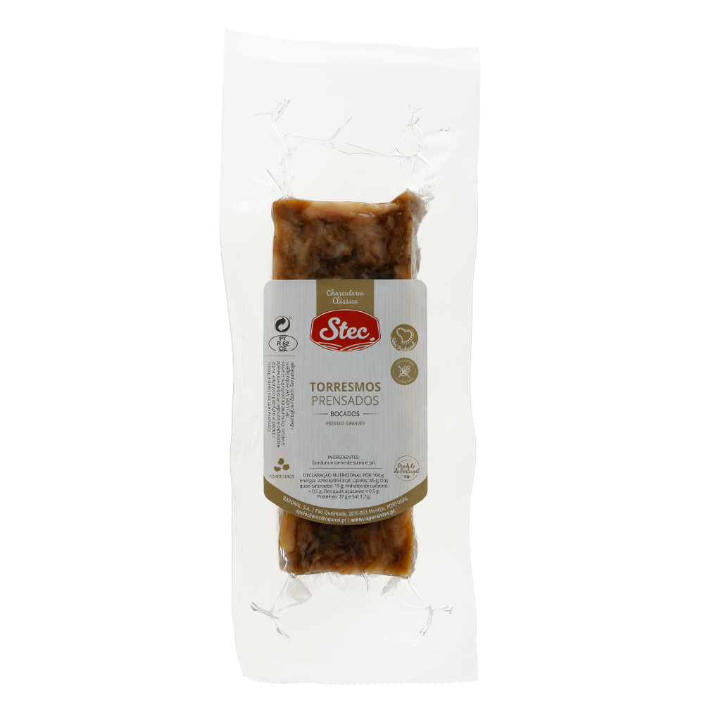 Charcutaria classica torresmos prensados bocados